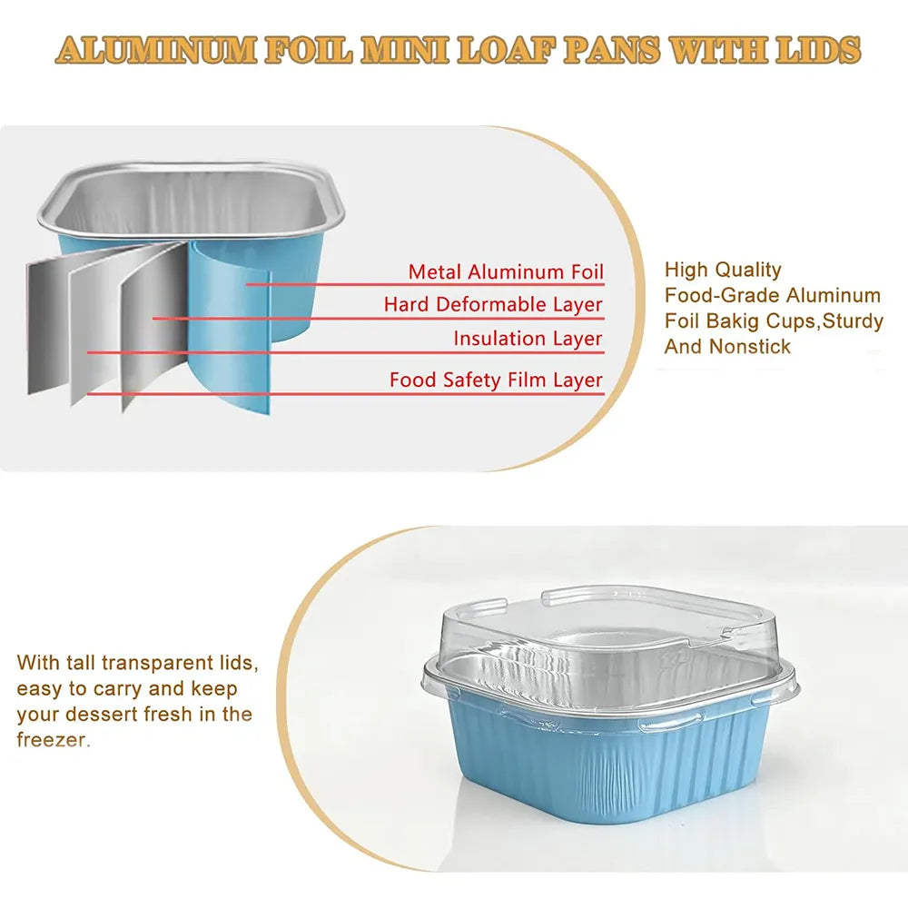 🧁✨Mini Cake Molds with Lids