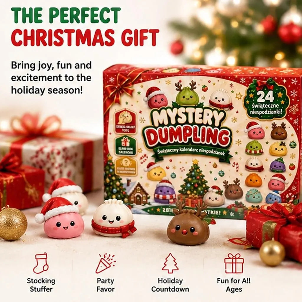 24-Day Christmas Mystery Dumpling Squishy Advent Calendar