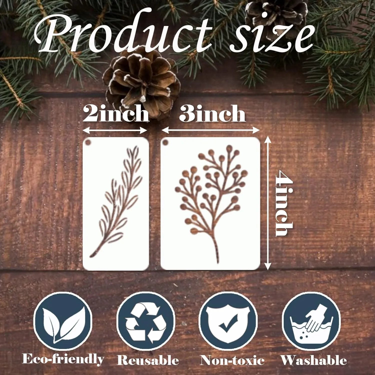 Leaf stencils for crafts