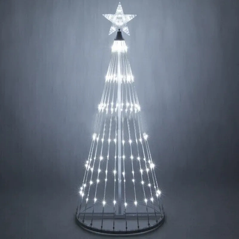 🎄 1.8m LED Light Show Conical Christmas Tree