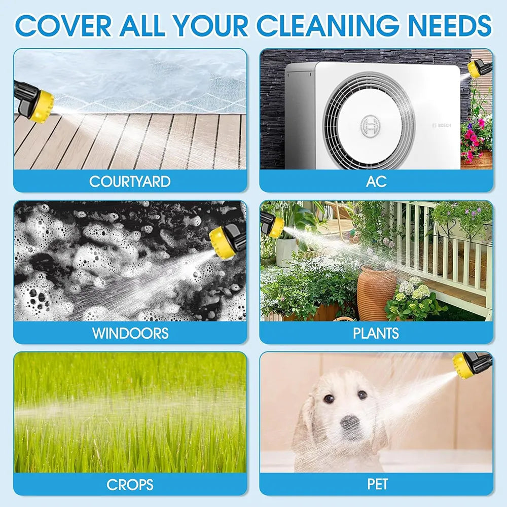 🚿 Cordless High-Pressure Washing Gun