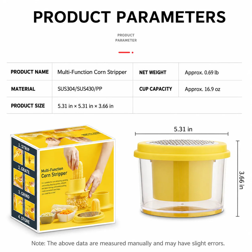 🌽 Stainless Steel Corn Kernel Remover