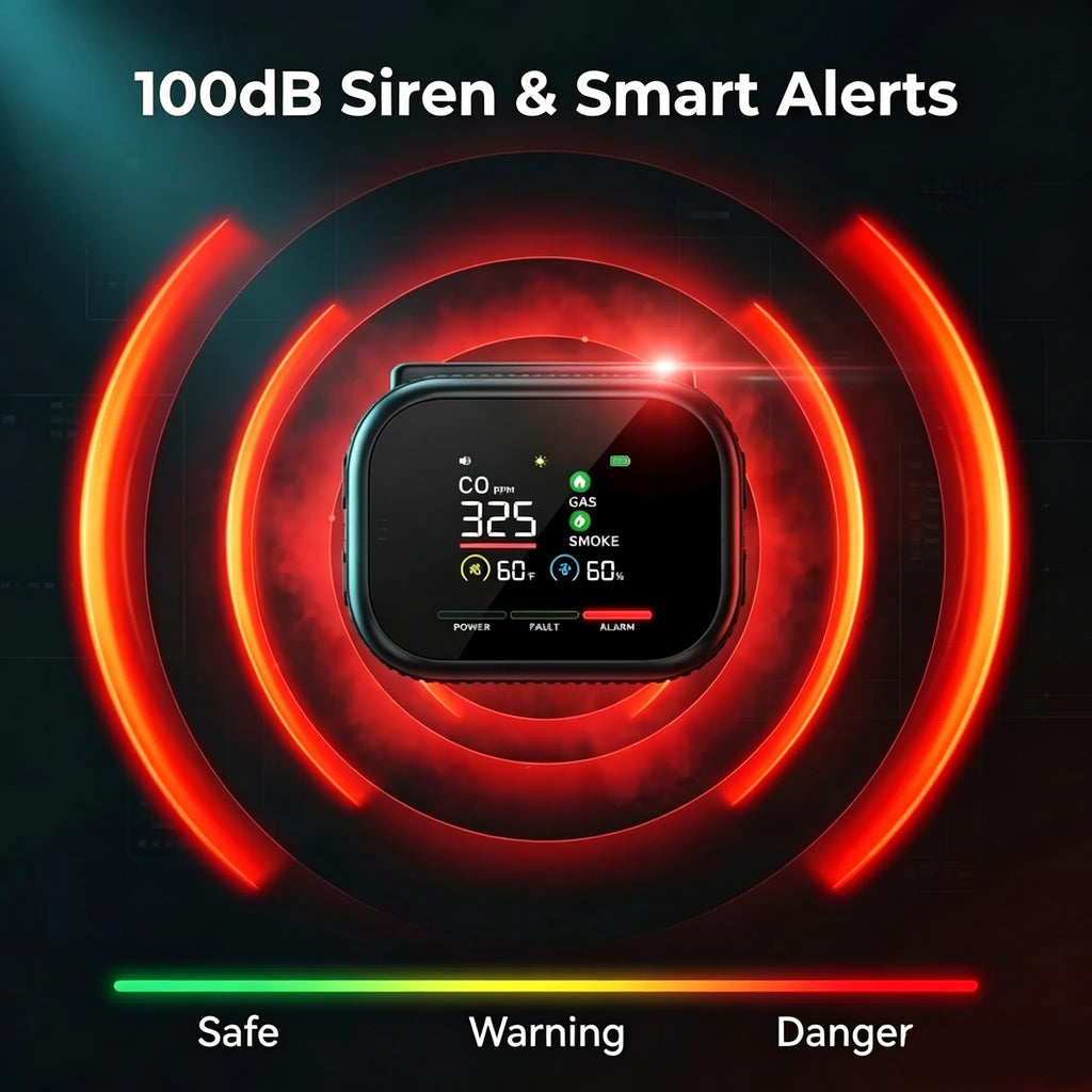 🛡️ 6-in-1 Smart Home Safety Detector