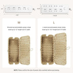 Handwoven Rattan Cable Management Box