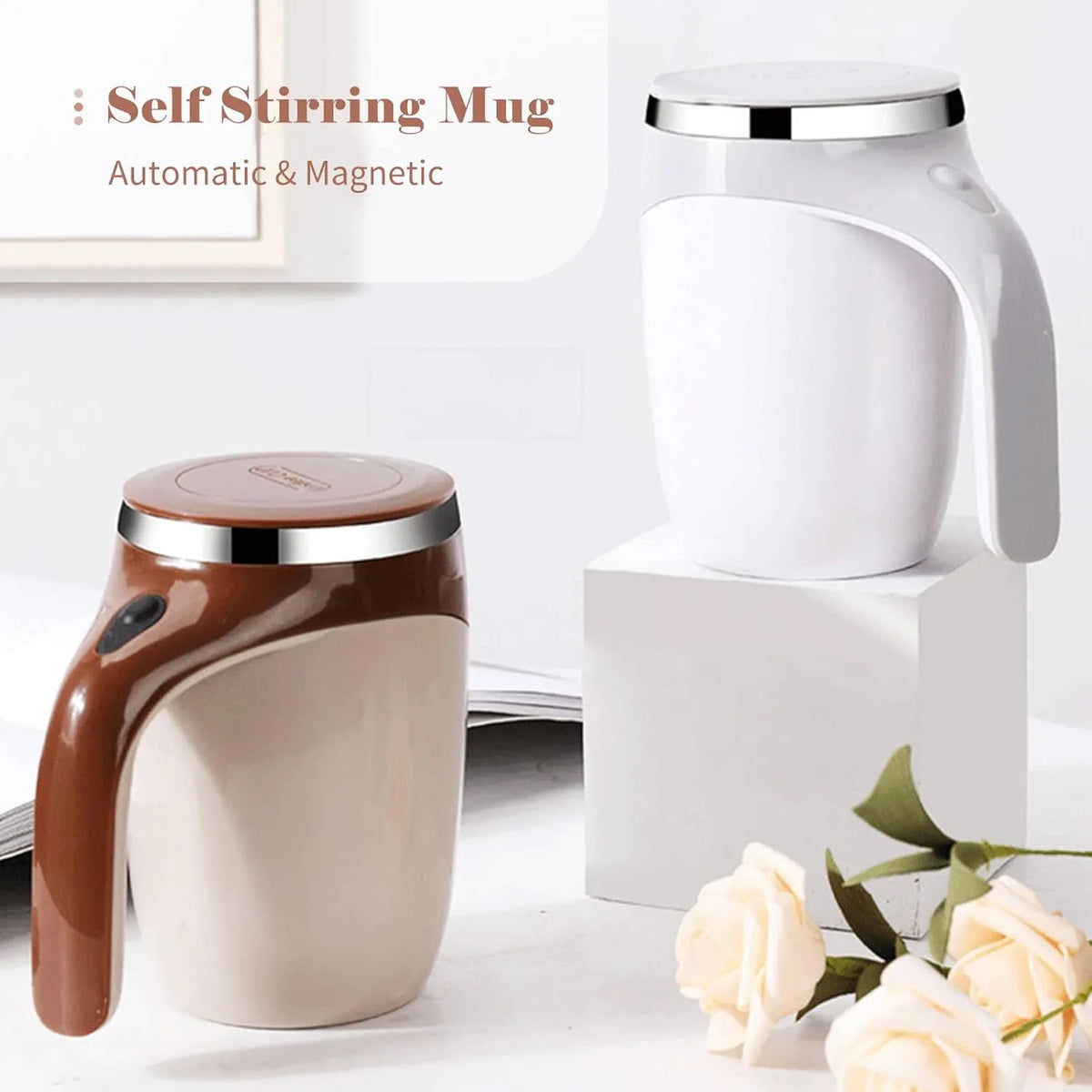 ☕ Stainless Steel Magnetic Stirring Cup
