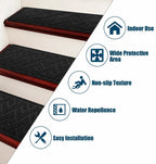 🏡 Printed, Self-Adhesive, Glue-Free, Non-Slip Stair Treads