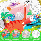 🎨 Toddler Watercolor Coloring & Doodle Book - A Fun, Mess-Free Creative Activity new！