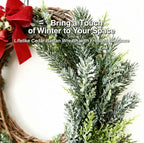 🌿  Christmas Cedar Rattan Wreaths