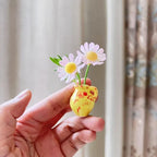 Creative Mini Ceramic Vase Magnets (Set of 8)