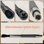 Tight-Space 1/2-Inch Offset Ratchet Extension Wrench