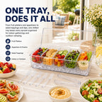 🧊 5-Compartment Chilled Tray