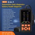 🔧M525 OBD2 Scanner – Advanced Engine Diagnostic Tool with Battery Test & Live Data