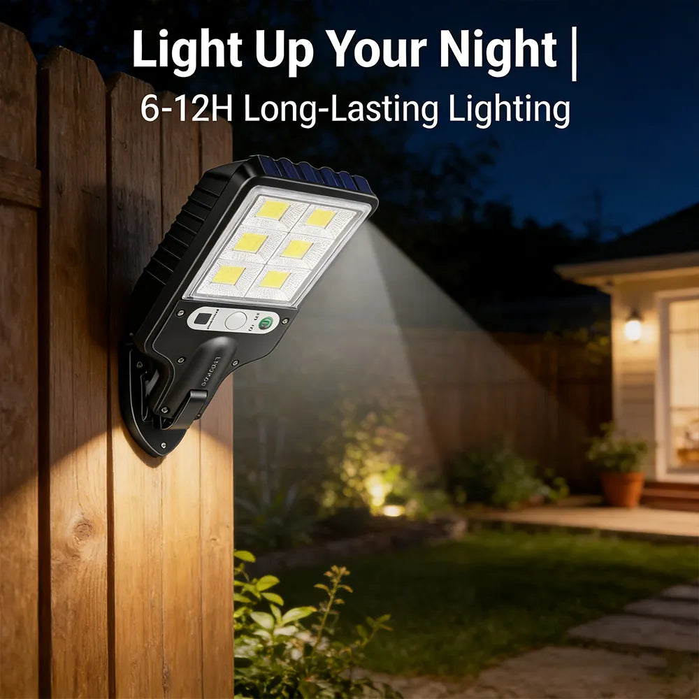 Powerful Solar Street Light for Outdoor Security & Illumination