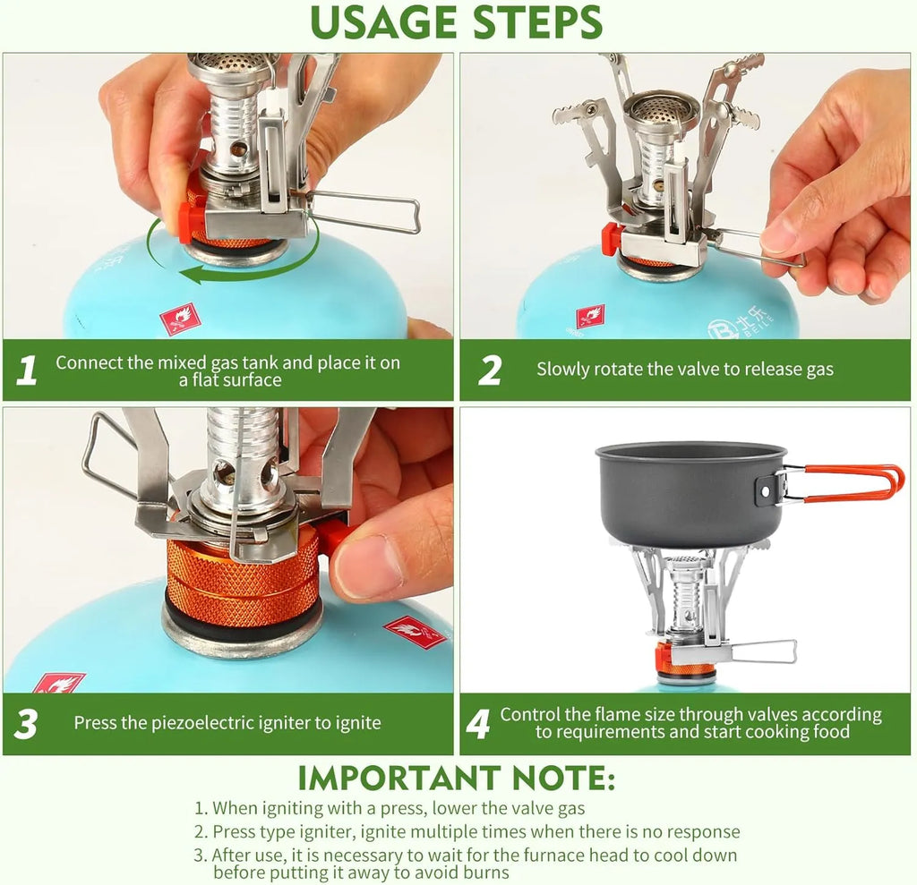 Compact and Powerful Portable Camping Stove