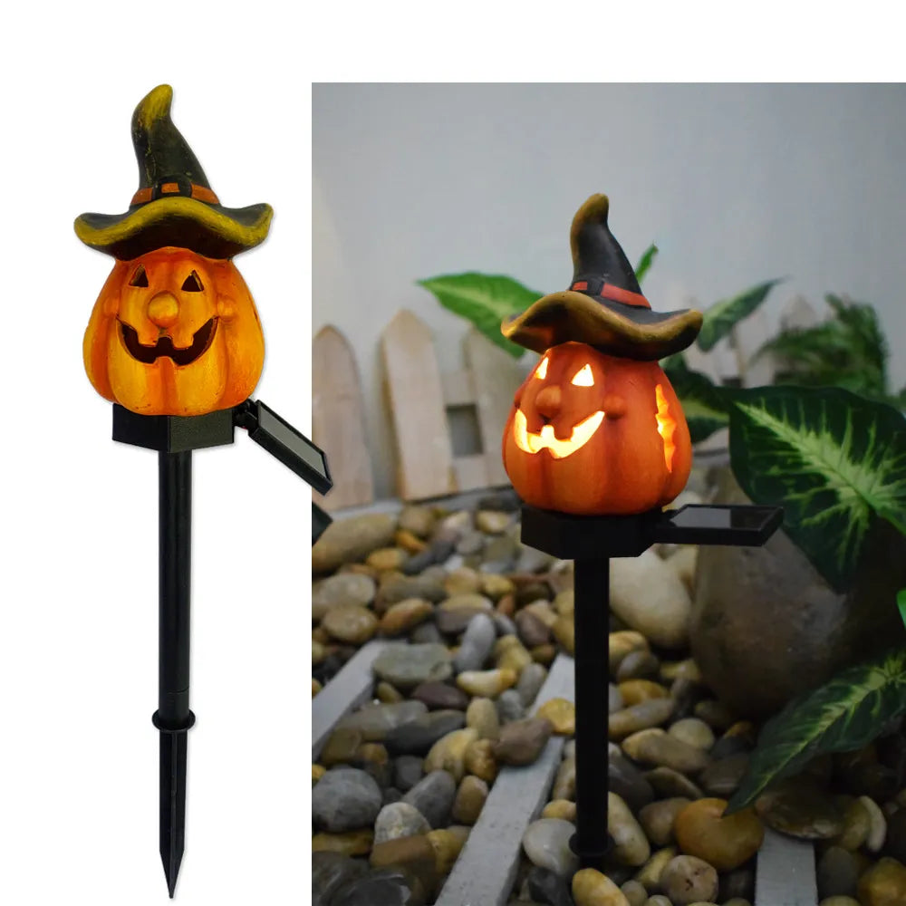 🎃 Light Up Halloween Nights with Solar Pumpkin Pathway Lights!