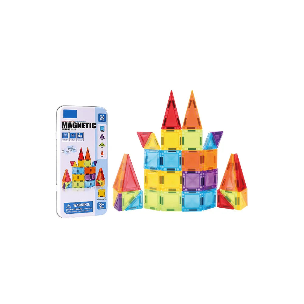 🧲 Magnetic Tiles Mini Set for Kids
