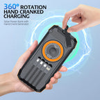 💡Solar Power Bank 20000mAh – Portable Charger