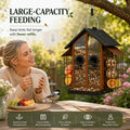 🐦 Outdoor Bird Feeder with Dual Suet Cages