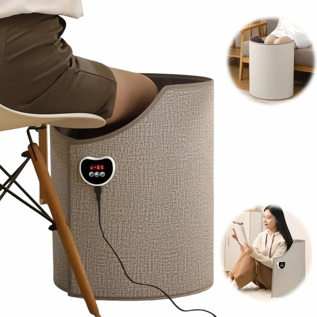 Foldable heating wall — standing infrared heating