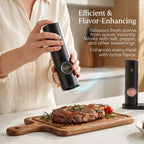 ⚡Electric Salt & Pepper Grinder Set – 2 Pack Automatic Spice Mills  🎈