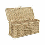 Handwoven Rattan Cable Management Box
