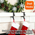 🛒Fireplace Stocking and Garland Hanger