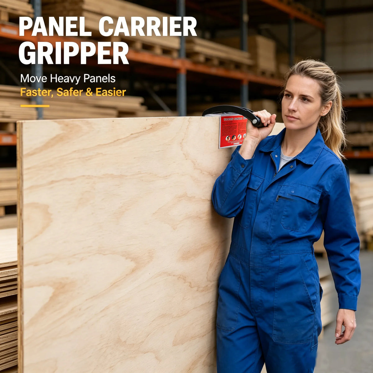 💪Panel Carrier Gripper – One-Hand Board Lifting Tool