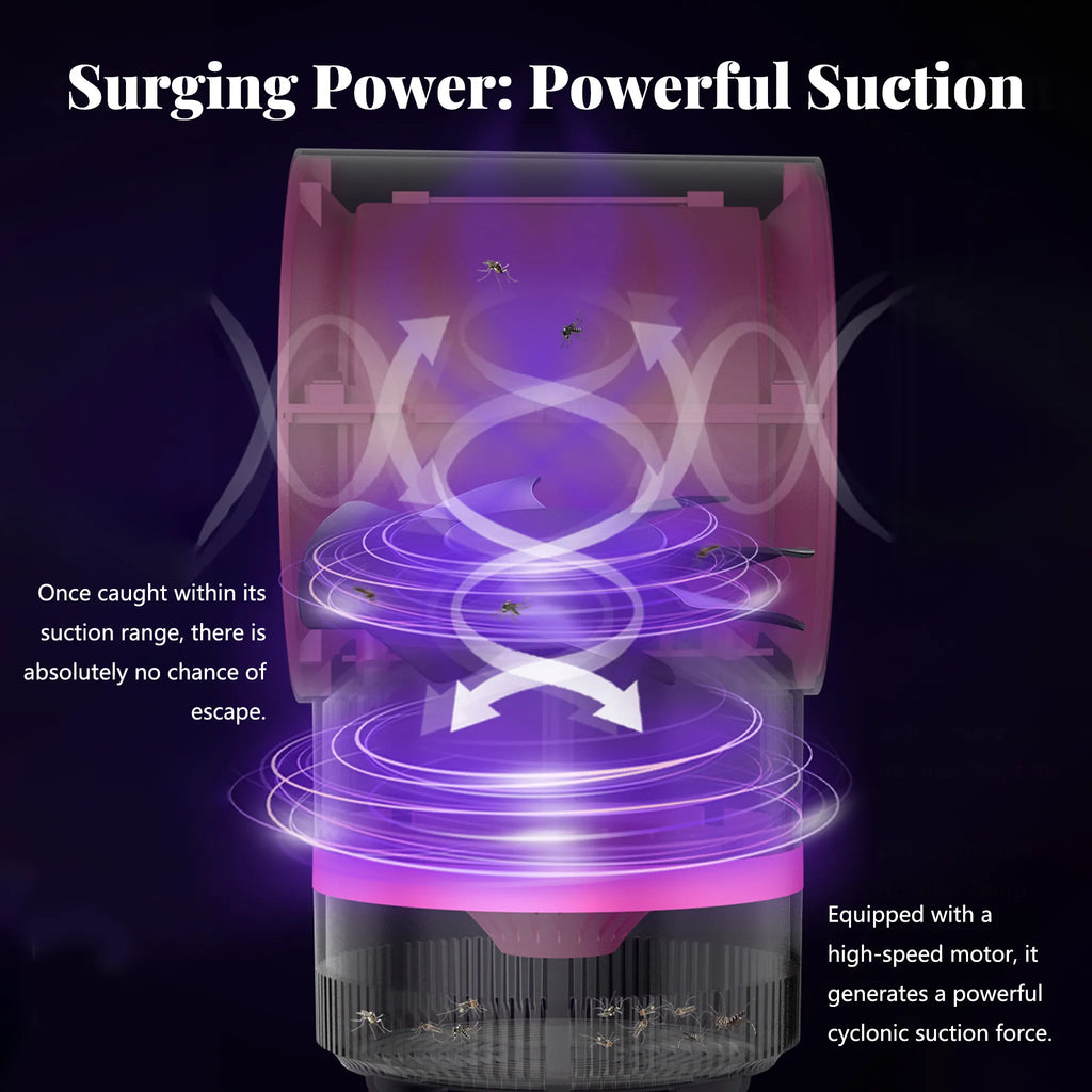 🦟 Indoor Household Mosquito Killer Lamp — Plug-in Suction-Type Mosquito Trap
