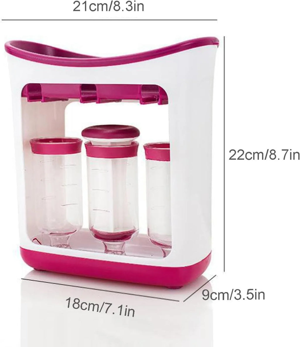 Baby Food Pouch Maker Squeeze Station
