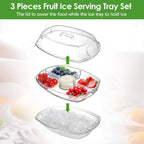 ❄️ 15-Inch Refrigerated Party Serving Tray with Lid