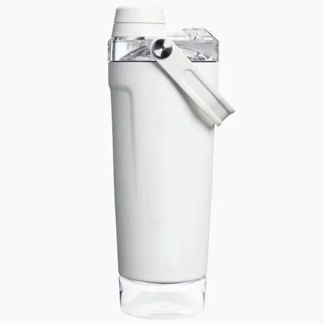 Shaker Cup – Double-insulated, keeps drinks cold for 8 hours – Comes with storage base and removable filter