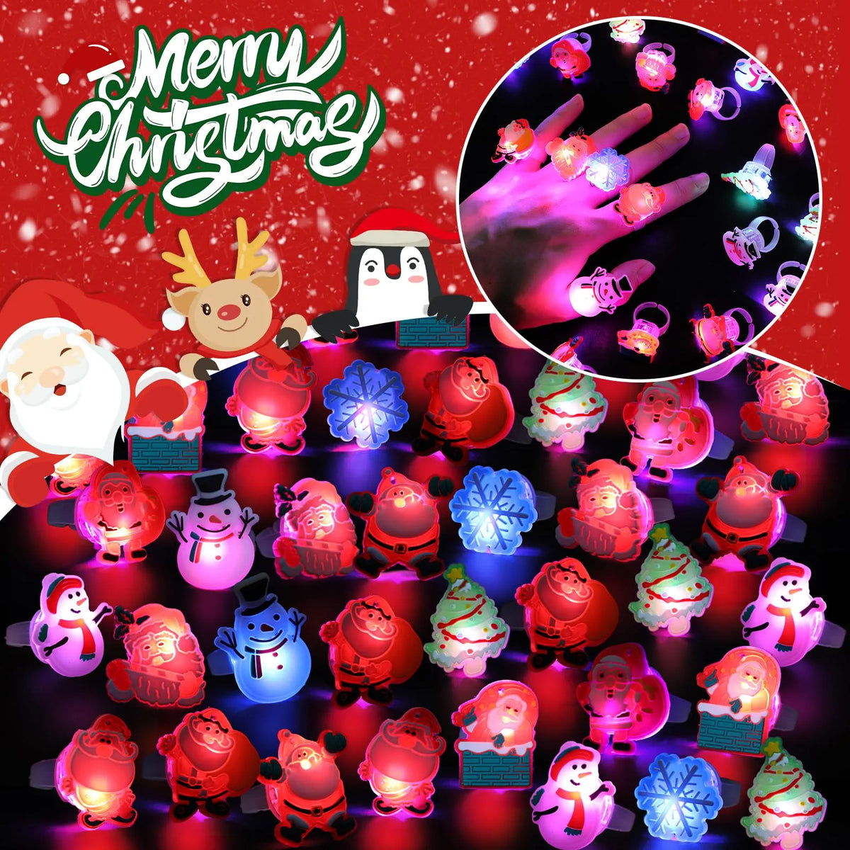 ✨LED Light Christmas Ring
