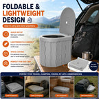 🚽 Portable Folding Camping Toilet – Comfortable & Convenient for Travel