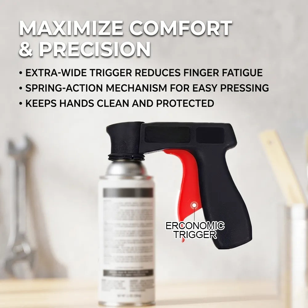 🧴2PCS Spray Trigger Handle – Reusable Spray Grip for Paint, Cleaners & Lubricants  🎨