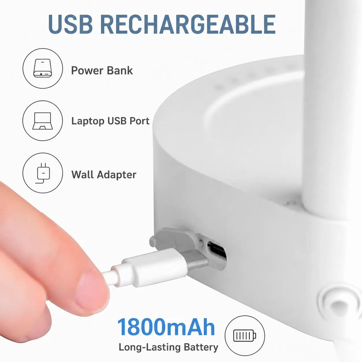 One-Touch Rechargeable Tabletop Water Dispenser