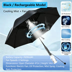 ☂️Fan & Mist Cooling Umbrella