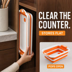 3-in-1 Collapsible Cutting Board & Prep Station