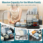 Dish Drying Rack Ends Counter Clutter Fast ✨