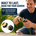💧 Aluminum Alloy Garden Hose Connector (Quick-Connect 3/4")
