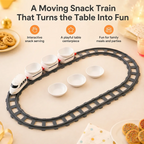 🚂 Food Train Conveyor Set for Kids & Family Parties