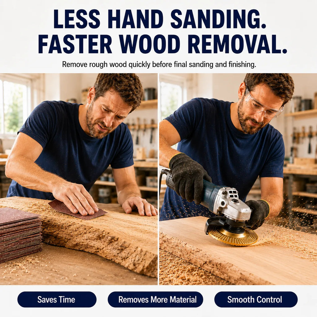 ⚡ 5-Piece Wood Carving Disc Set