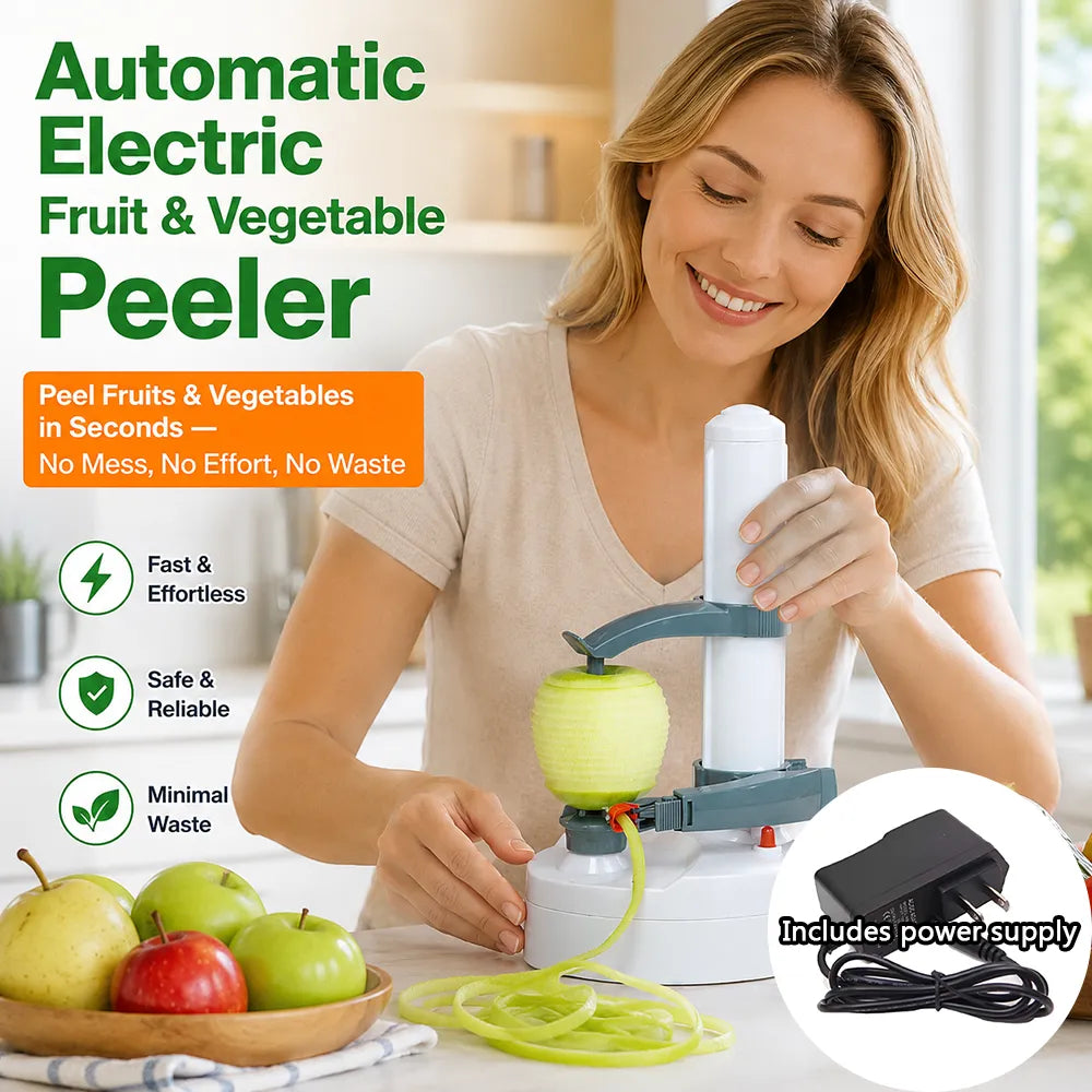 🍎 Automatic Electric Fruit & Vegetable Peeler