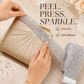 Peel-and-Stick Rhinestone Mesh Tape