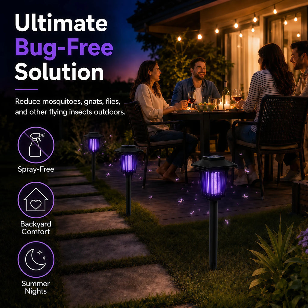 🦟Solar Mosquito Zapper Path Light