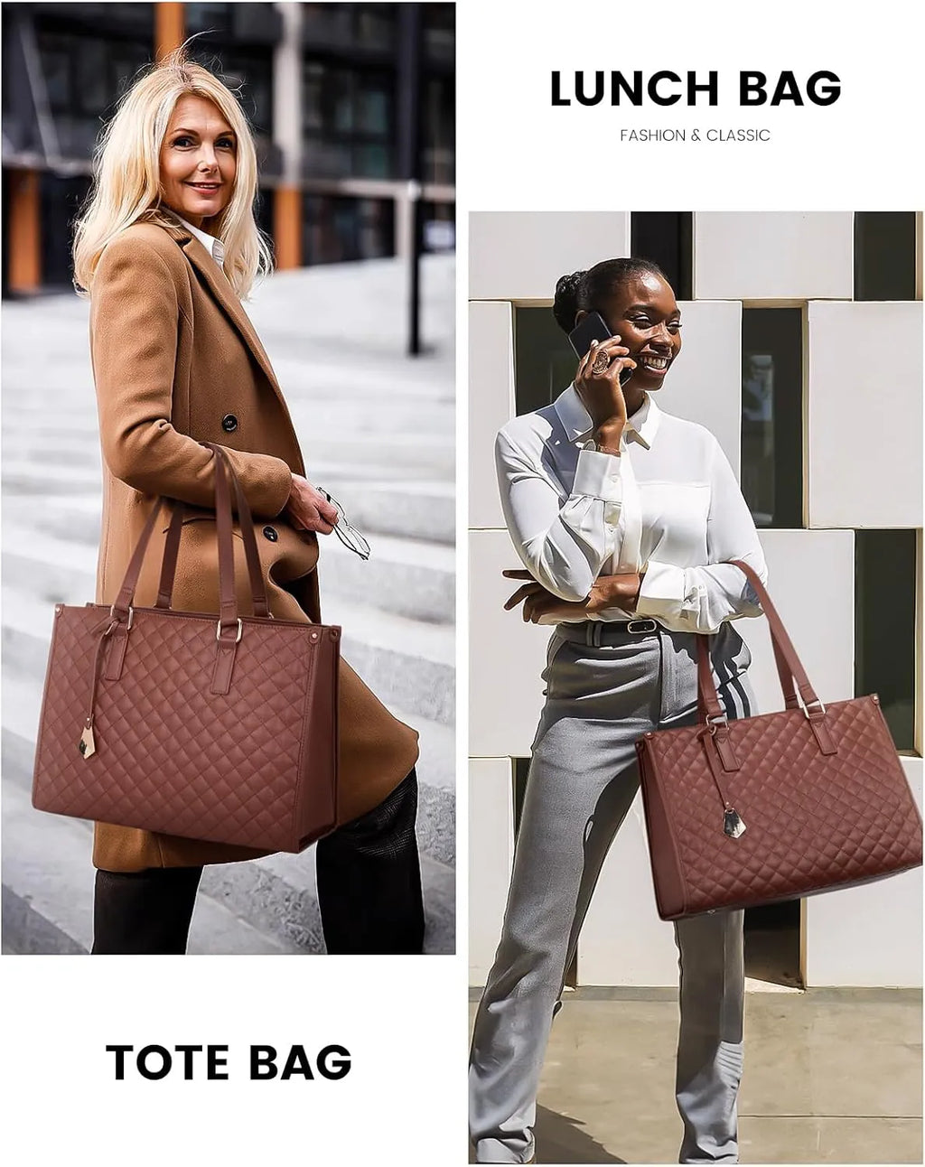 🌟 The Ultimate 2-in-1 Tote Bag – Where Elegance Meets Functionality! 🍽️
