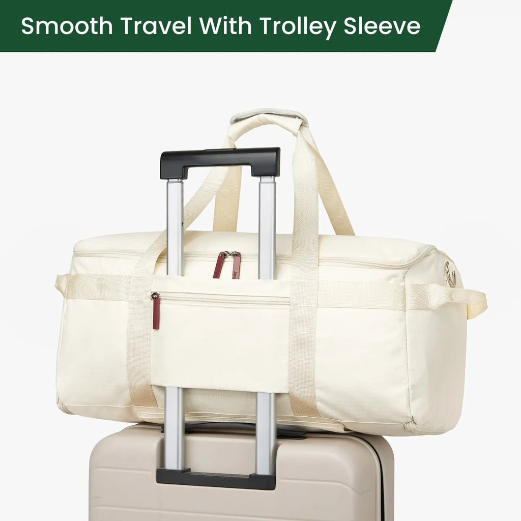 Convertible 60L Garment Weekender Bag with Shoe Compartment