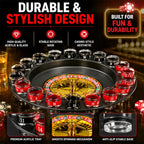 🎰 Shot Glass Roulette Drinking Game Set – Casino Style Party Game