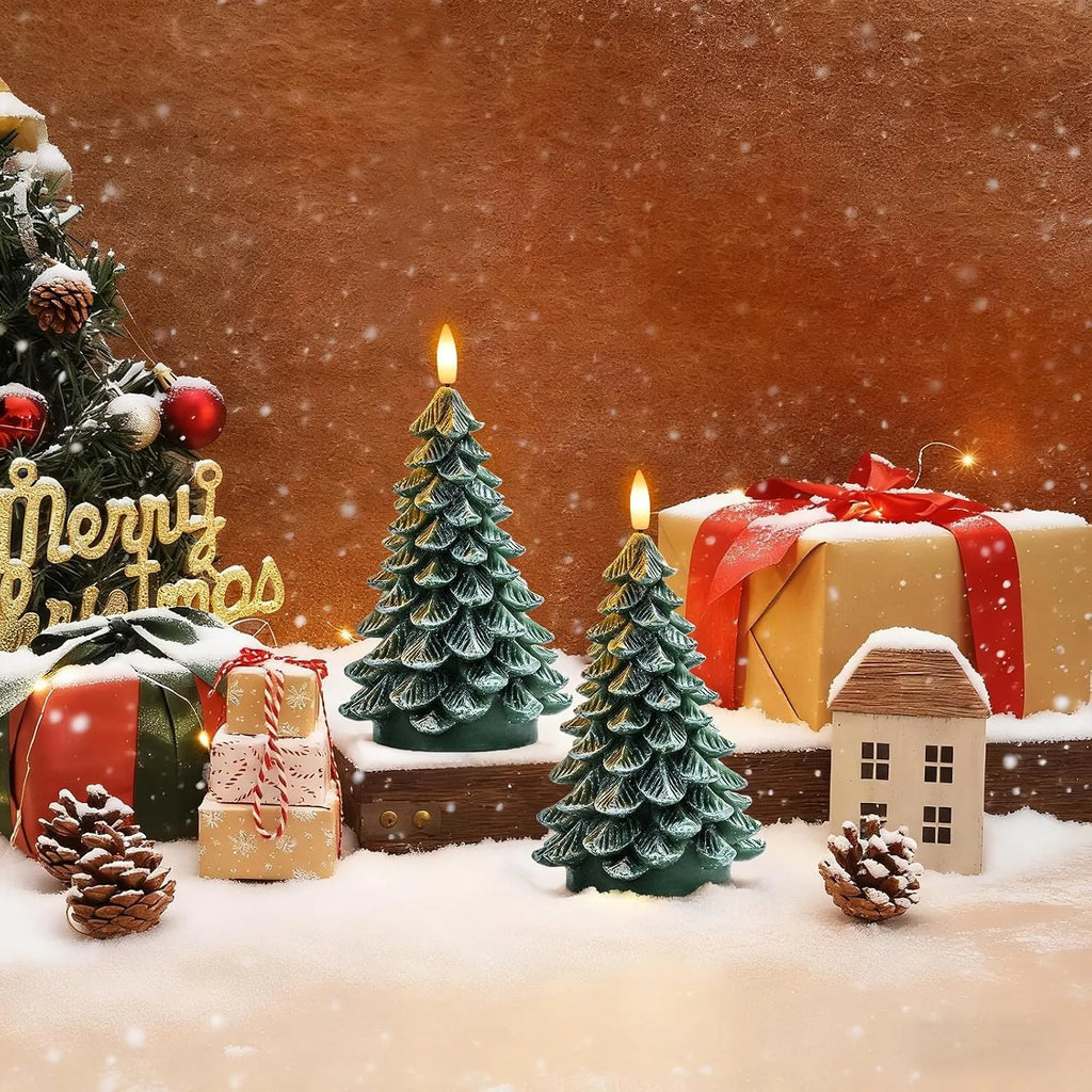 Christmas Tree Flameless LED Candle