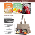 👜 3-in-1 Insulated Laptop Lunch Tote Bag