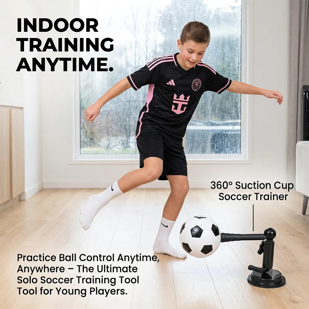 ⚽ 360° Suction Cup Soccer Trainer